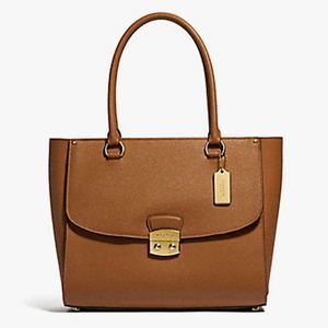 LIKE NEW Coach Leather Tan Tote